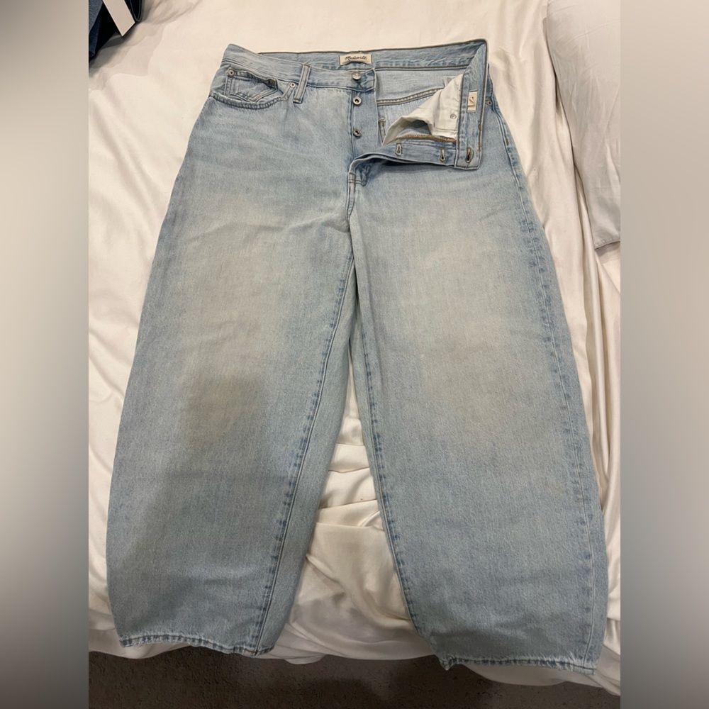 Madewell Light Blue Flare & Wide Leg Jeans